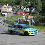 Schnellster Masters-Pilot bei der AvD-Sachsen-Rallye: Peter Corazza im Mitsubishi Lancer